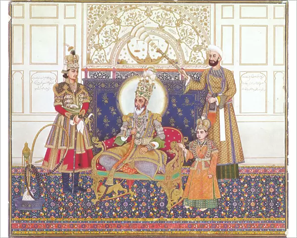 BAHADUR SHAH II (1775-1862). Last Mughal emperor of India (1837-58). Mughal painting