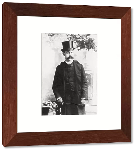 HERMAN HOLLERITH (1860-1929). American statistician and inventor. Photographed in 1880