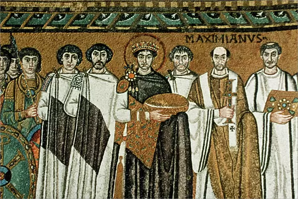 JUSTINIAN I (483-565). Emperor of the Byzantine Empire, 527-565. Emperor Justinian the Great