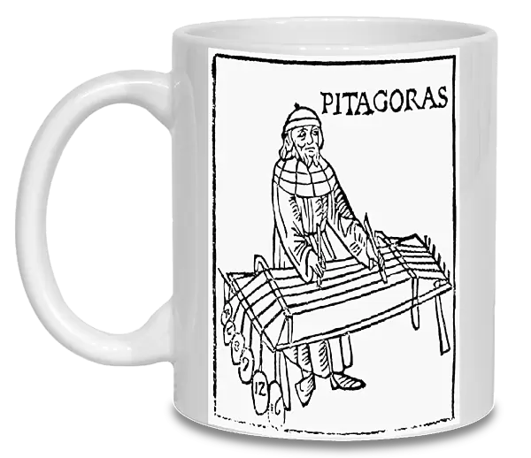 PYTHAGORAS (c580-c500 B. C. ). Greek philosopher and mathematician