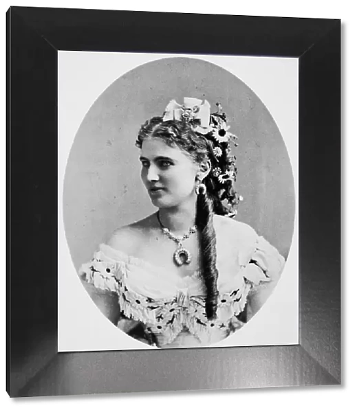 CHRISTINE NILSSON (1843-1921). Swedish soprano. Possibly as Violetta in La Traviata