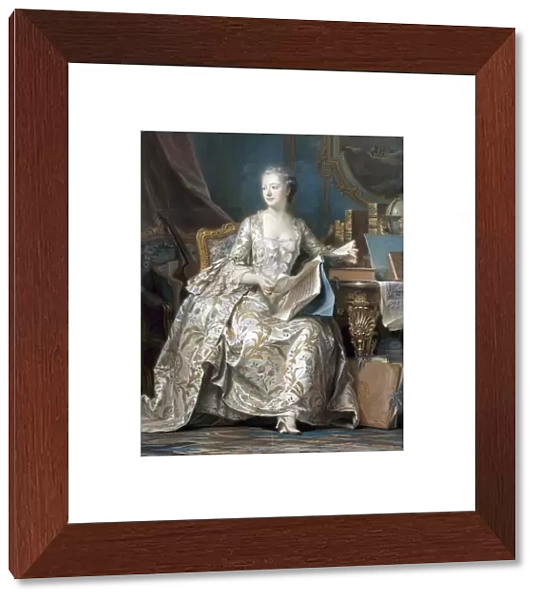 MARQUISE DE POMPADOUR (1721-1764). Nee Jeanne-Antoinette Poisson