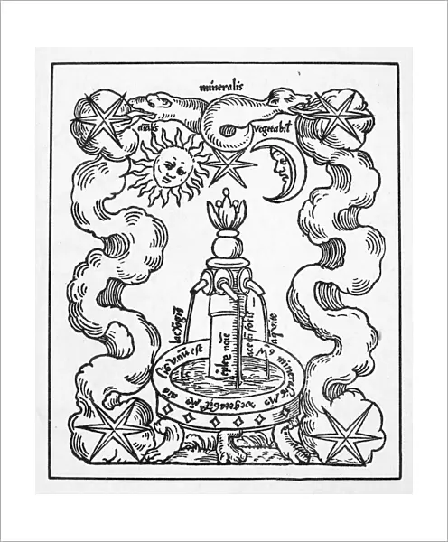 FOUNTAIN OF LIFE, 1550. Fons Mercuralis - the Fountain of Life