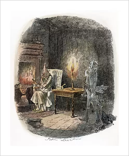 DICKENS: CHRISTMAS CAROL, 1843. Marleys Ghost