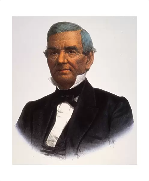 JOHN ROSS (1790-1866). Cherokee chief. Also known as Guwisguwi. Lithograph, 1836