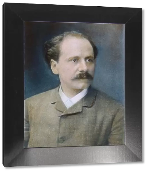 JULES MASSENET (1842-1912). French composer. Oil over a photograph, 1889, by Nadar