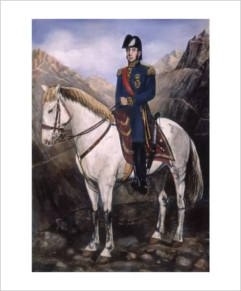 JOSE de SAN MARTIN (1778-1850). Argentinian soldier and statesman