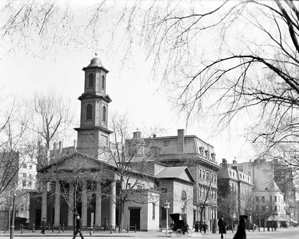 D. C. : SAINT JOHNs CHURCH. Saint Johns Episcopal Church near Lafayette Square in Washington, D