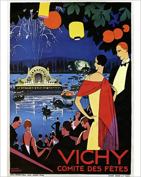 FRANCE: VICHY, c1920. Lithograph by Roger Broders, c1920