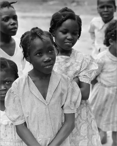 ST. CROIX: CHILDREN, 1941. Children at the Peters Rest elementary school, Christiansted, St