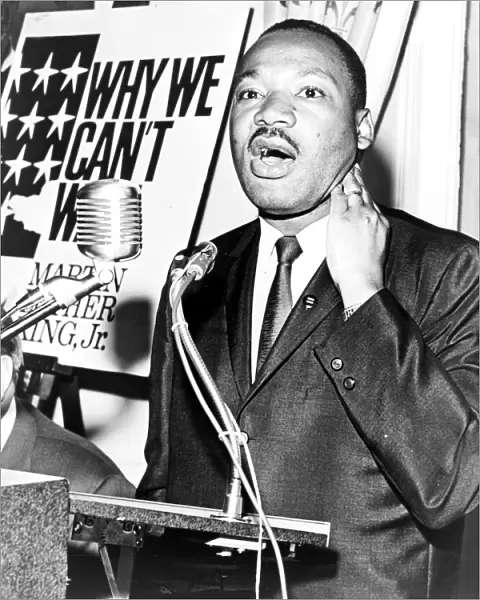 MARTIN LUTHER KING, JR. (1929-1968). American clergyman and civil rights leader