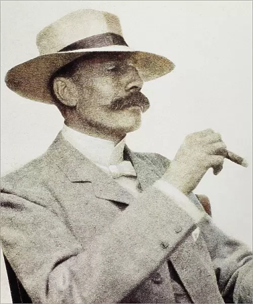 SIR EDWARD ELGAR (1857-1934). English composer. Photograph, early 20th century