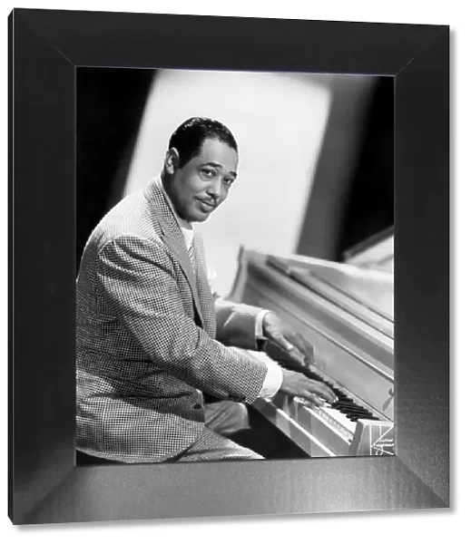 DUKE ELLINGTON (1899-1974). American musician and composer. Photograph, c1945