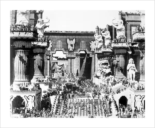 GRIFFITH: INTOLERANCE 1916. The Feast of Belshazzar in the Babylonian sequence in D. W. Griffiths film Intolerance