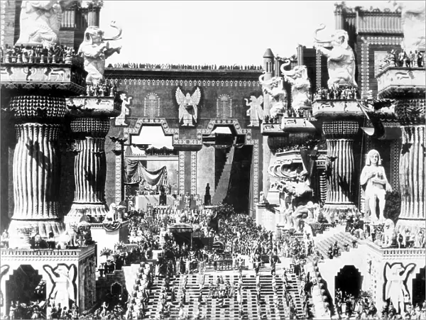 GRIFFITH: INTOLERANCE 1916. The Feast of Belshazzar in the Babylonian sequence in D. W. Griffiths film Intolerance