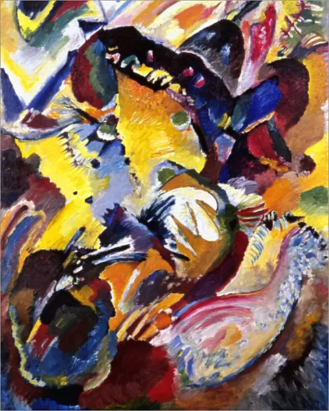 KANDINSKY: PAINTING, 1914. Painting no. 199. Oil on canvas by Wassily Kandinsky