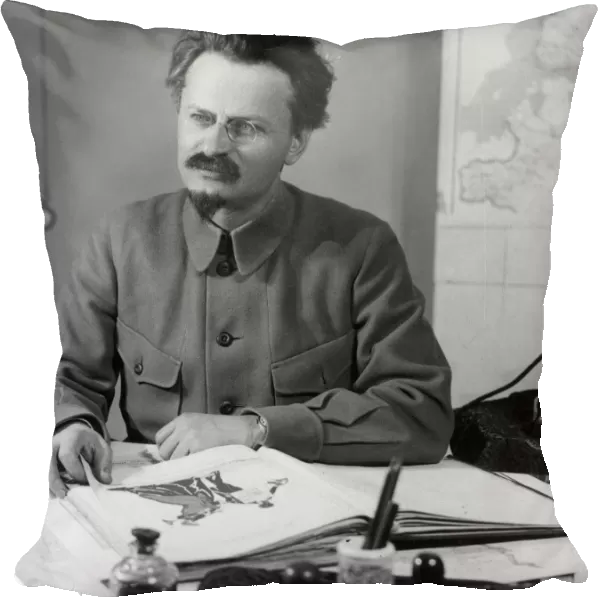 LEON TROTSKY (1879-1940). N Lev Davidovich Bronstein. Russian Communist leader