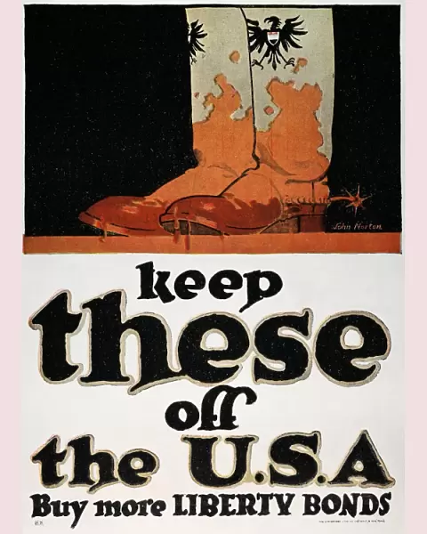 WORLD WAR I: LIBERTY LOAN. Keep These Off the U. S. A. American World War I Liberty Loan poster