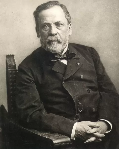 LOUIS PASTEUR (1822-1895). French chemist and microbiologist. Photographed by Nadar in 1889