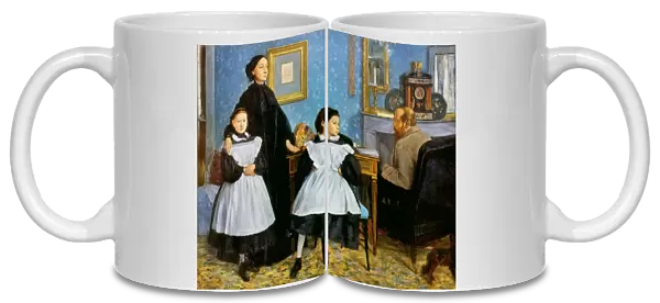 DEGAS: FAMILY, 1858-60. Edgar Degas: The Bellelli Family. Oil on canvas, 1858-60