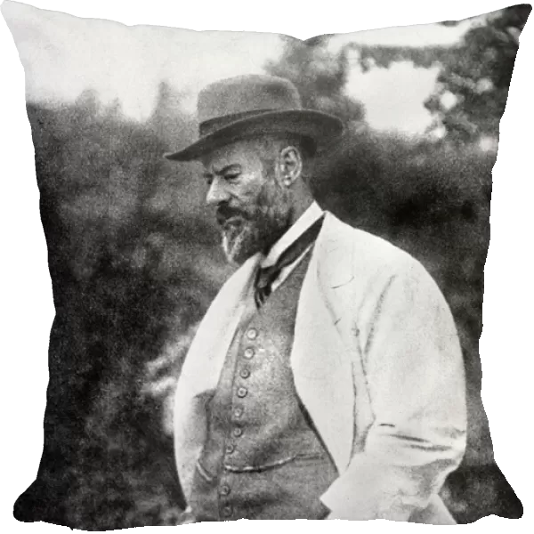 MAX WEBER (1864-1920). German political economist and sociologist. Photographed at Lauenstein, Germany, in 1917