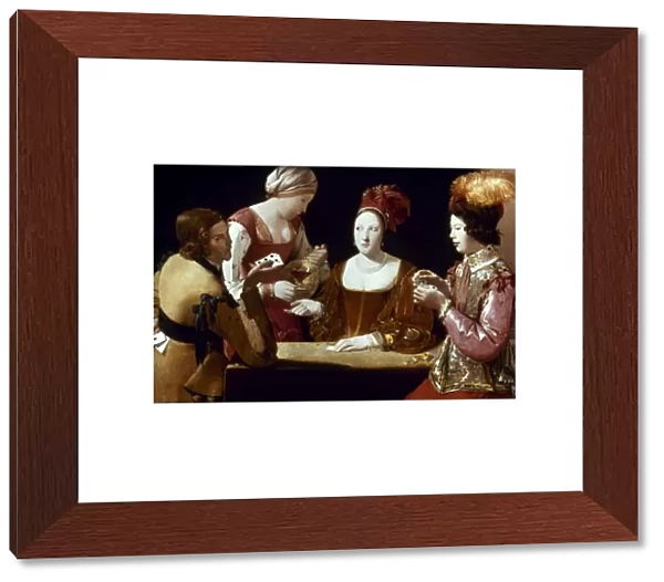 LA TOUR: THE CHEAT, c1625. Georges de La Tour: The Cheat. Canvas, c1625