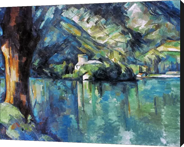 CEZANNE: ANNECY LAKE, 1896. Paul Cezanne: Le Lac d Annecy. Canvas, 1896