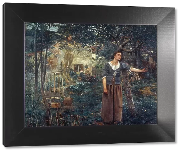JOAN OF ARC (c1412-1431). French national heroine. Oil on canvas, 1879, by Jules Bastien-Lepage
