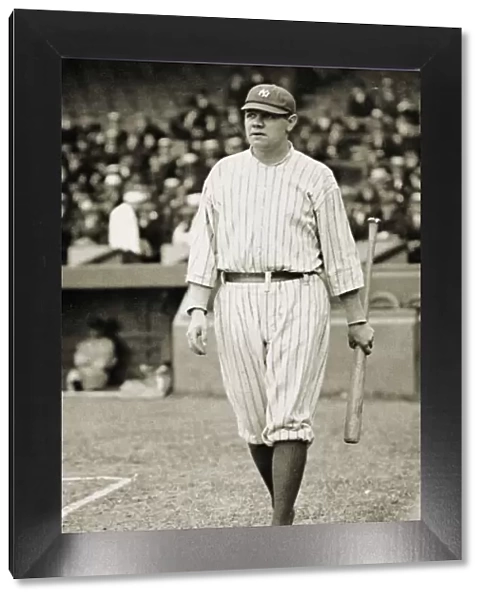 GEORGE H. RUTH (1895-1948). Known as Babe Ruth. American baseball player. Photographed as a member of the New York Yankees, 1920s