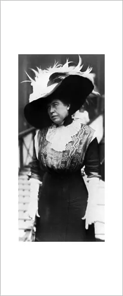MARGARET MOLLY BROWN (1867-1932). The Unsinkable Molly Brown. American socialite, philanthropist, activist and survivor of the Titanic. Photographed during an award ceremony for the captain of the Carpathia, May 1912