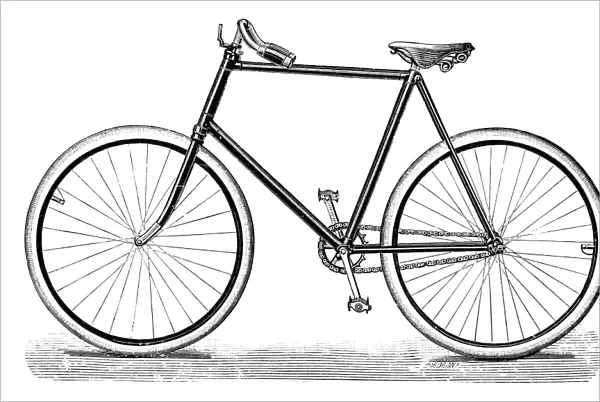 FRENCH BICYCLE, c1920. Line cut, French, c1920