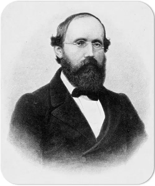 BERNHARD RIEMANN (1826-1866). George Friedrich Bernhard Riemann. German mathematician. Reproduction of a 19th century engraving