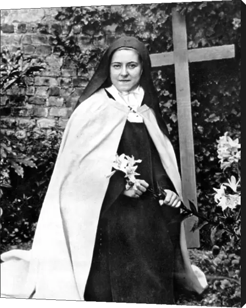 SAINT THERESE DE LISIEUX (1873-1897). French Carmelite nun and author, known as Saint Therese of the child Jesus