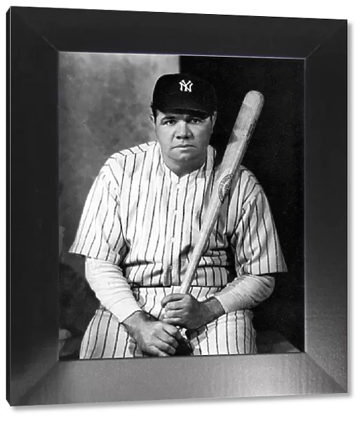 GEORGE H. RUTH (1895-1948). Known as Babe Ruth. American professional baseball player. Photographed in the 1920s by Nickolas Muray