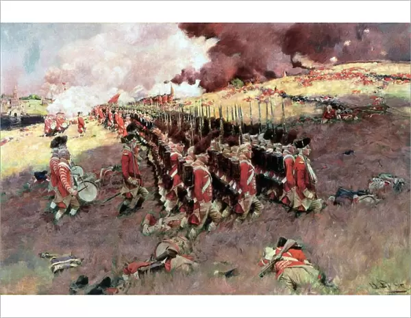 Battle of Bunker Hill: oil on canvas, 1898, by Howard Pyle