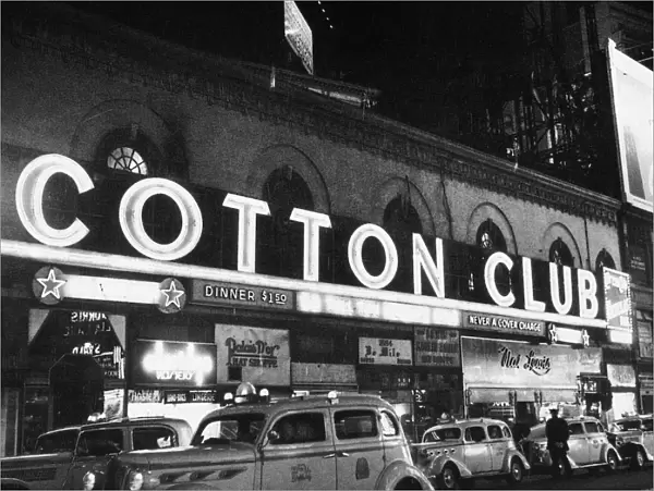 View of the Cotton Club in Harlem, New York, 1930s