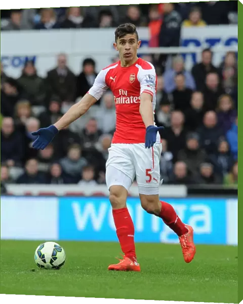Gabriel in Action: Arsenal vs. Newcastle United, Premier League 2014-2015