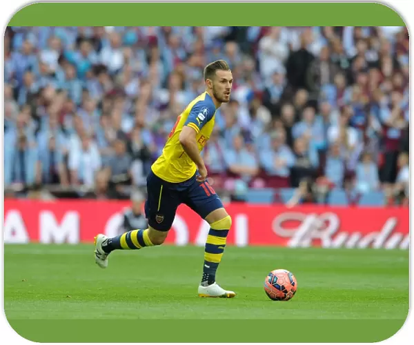 Aaron Ramsey (Arsenal). Arsenal 4: 0 Aston Villa. FA Cup Final. Wembley Stadium, 30  /  5  /  15