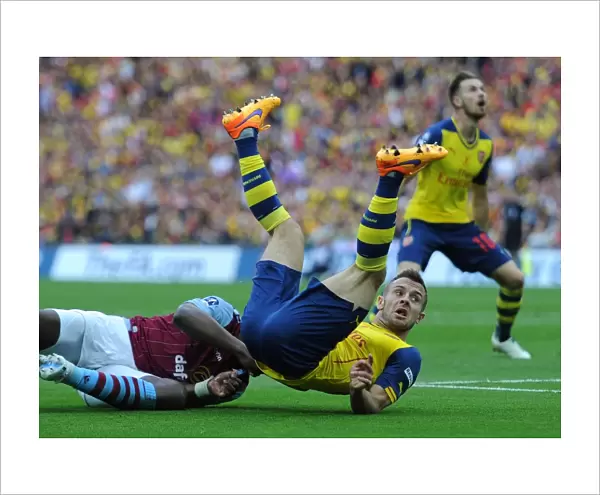 Jack Wilshere (Arsenal). Arsenal 4: 0 Aston Villa. FA Cup Final. Wembley Stadium, 30  /  5  /  15