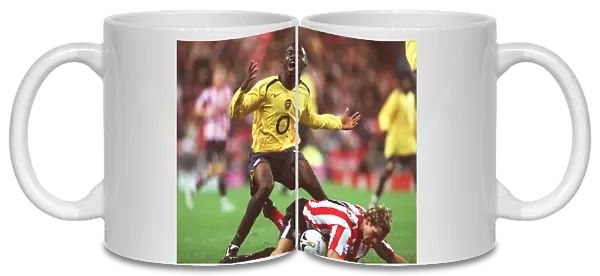 Fabrice Muamba (Arsenal) Martin Woods (Sunderland). Sunderland 0: 3 Arsenal