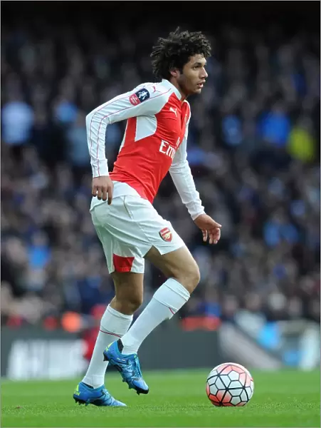 Mohamed Elneny (Arsenal). Arsenal 2: 1 Burnley. FA Cup 4th Round. Emirates Stadium