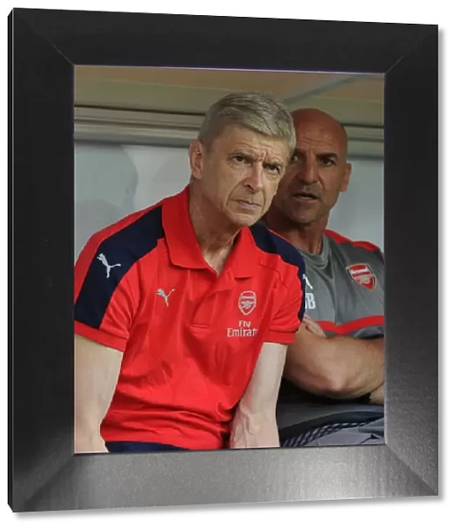 Arsene Wenger and Arsenal in Pre-Season Friendly Against RC Lens (July 2016)