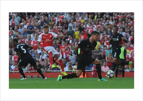 Oxlade-Chamberlain Scores the Thrilling Second Goal: Arsenal vs Liverpool (2016-17)