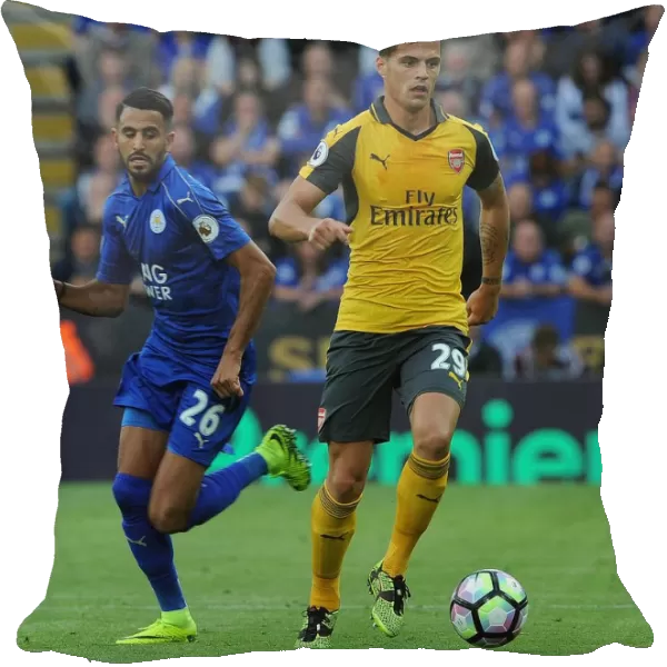 Granit Xhaka: In Action Against Leicester City, Premier League 2016-17