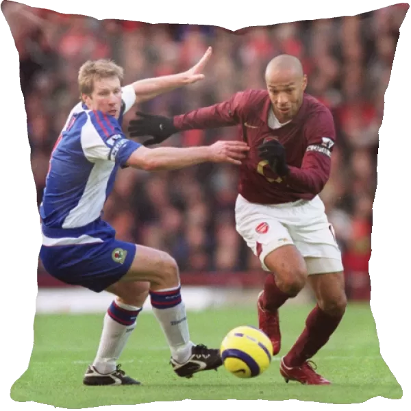 Thierry Henry (Arsenal) Andy Todd (Blackburn). Arsenal 3: 0 Blackburn Rovers