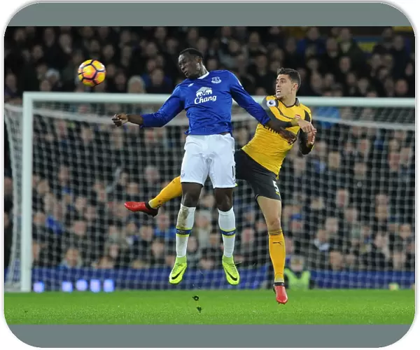 Gabriel vs Lukaku: Intense Battle at Goodison Park - Everton vs Arsenal, Premier League 2016-17