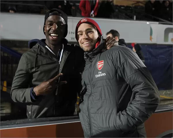 Arsenal fitness coaches Ivan Mukandi and Caibre O Caireallain