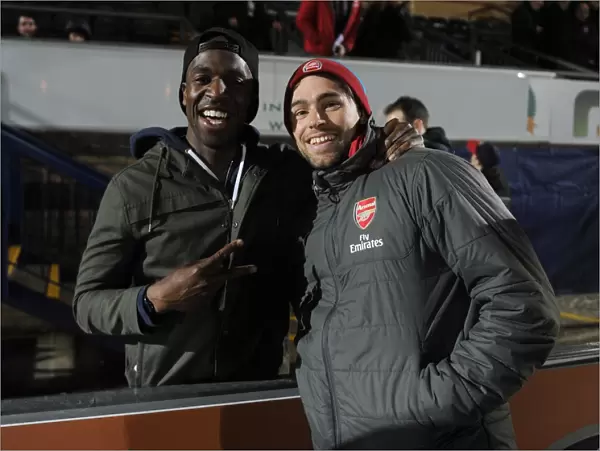 Arsenal fitness coaches Ivan Mukandi and Caibre O Caireallain