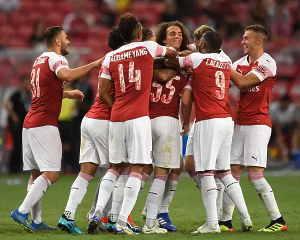Emile Smith Rowe's Goal: Arsenal Celebrates Victory Over Atletico Madrid in 2018 International Champions Cup