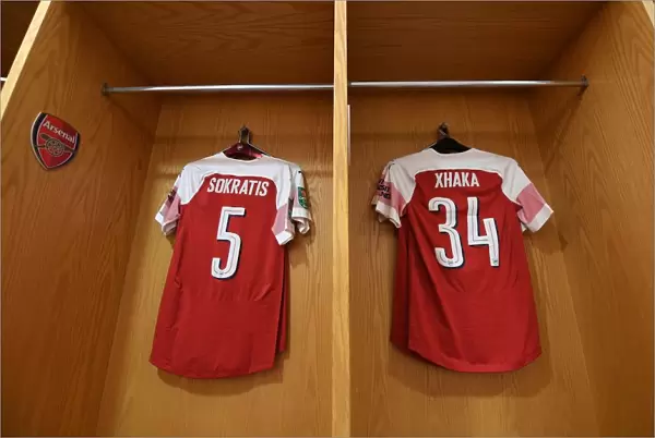 Arsenal's Sokratis and Xhaka Don Their Shirts Ahead of Carabao Cup Clash Against Tottenham